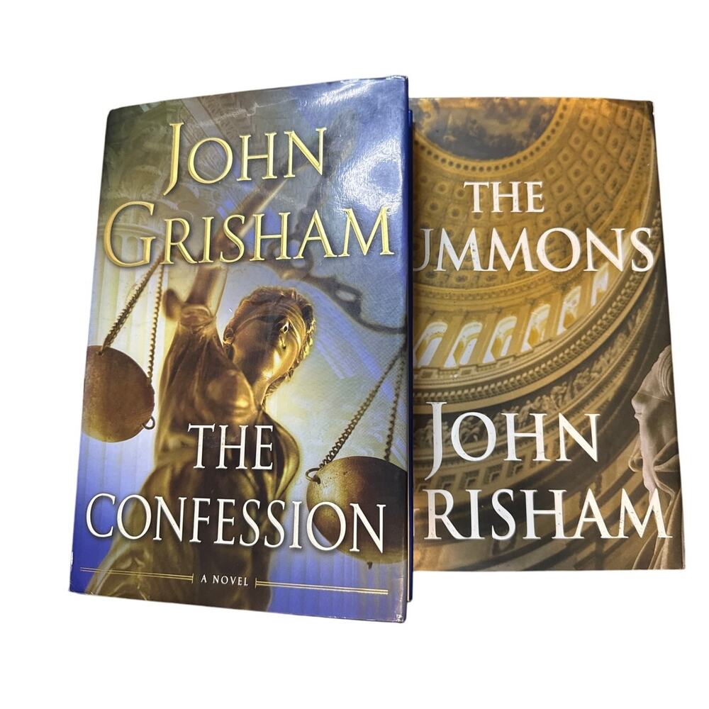 2 John Grisham Hardcovers – Confession & Summons